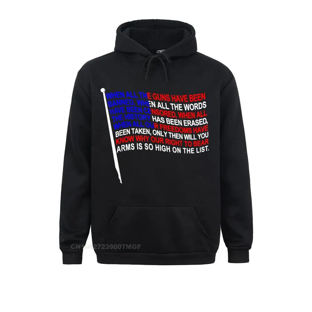 

Brand When All The Guns Have Been Banned Shirt Pro-2nd Amendment Hoodie Printed On Mens Hoodies Long Sleeve Clothes Ostern Day