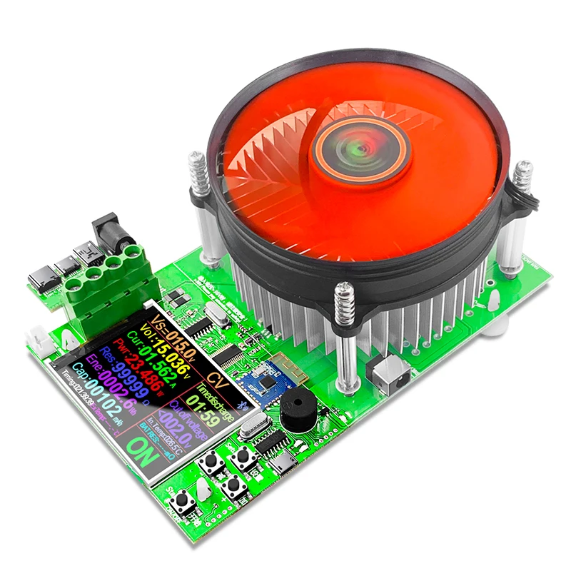 DL24 4-WIRE Tester pojemności akumulatora Elektroniczny tester mocy obciążenia Miernik rozładowania 150W 200V 25A