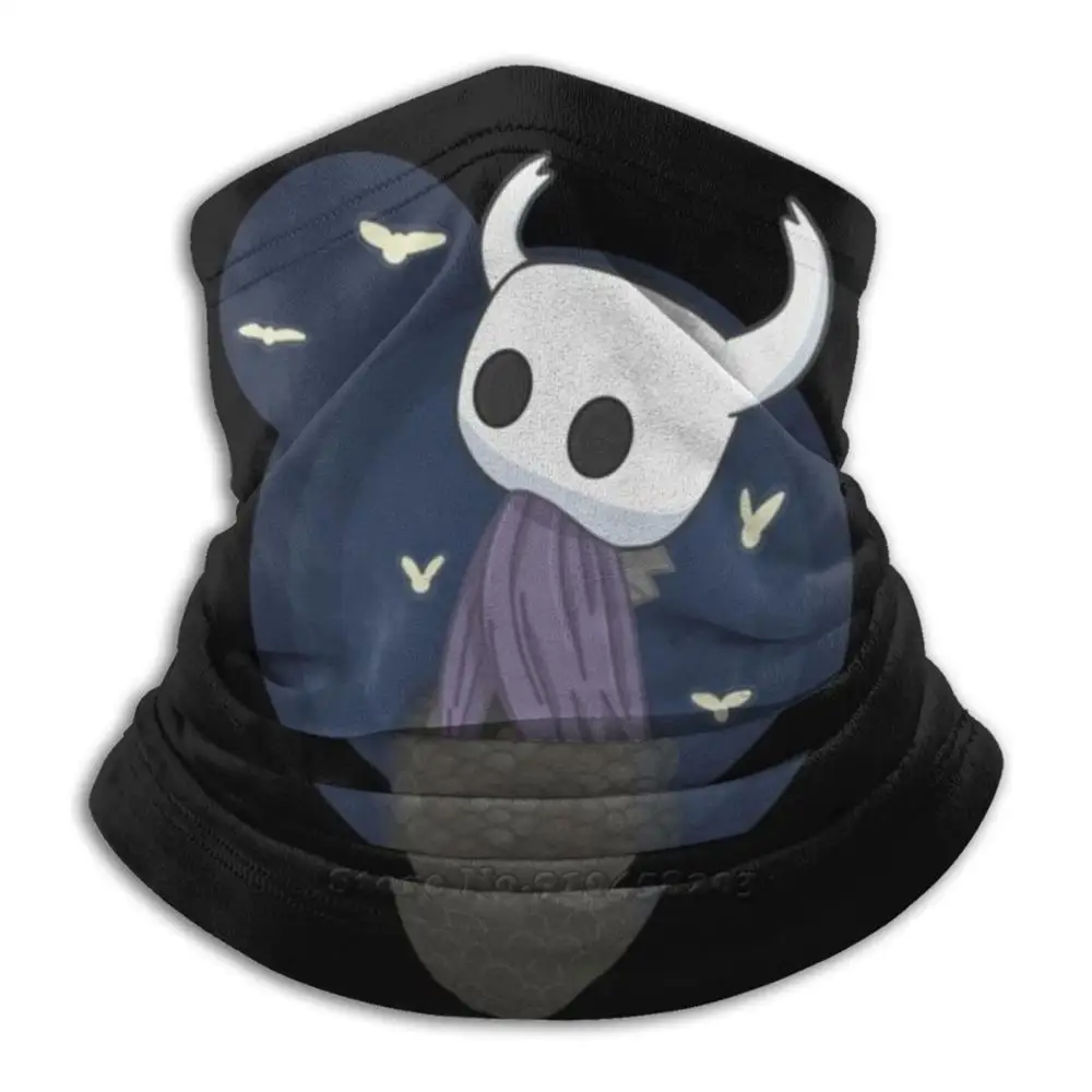 Logo The Knight Graphic Art Hollow Knight Funny Game 3D Bandana Face Neck Warmer Soft Fleece Mask Sport Scarf Hollow Knight