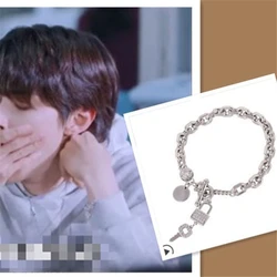 Korean Drama for men boy True Beauty Same Bracelet 차은우 여신강림 Fashion new design key elegant high quality jewelry