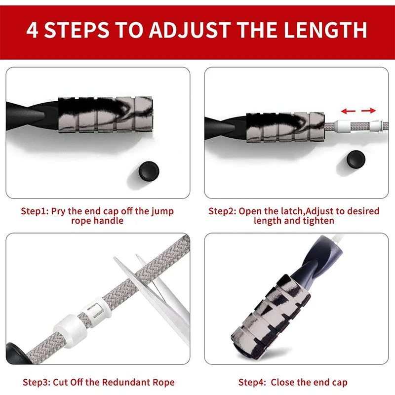 Cuerda de alambre de rodamiento de alta velocidad, cuerda de saltar de PVC TPU, cuerda ultraligera de carreras, resistente al desgaste, cuerda de