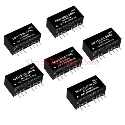 WRA1203S-3WR2 WRA1205S-3WR2 WRA1209S-3WR2 WRA1212S-3WR2 WRA1215S-3WR2 WRA1224S-3WR2 Wide voltage input 9-18v