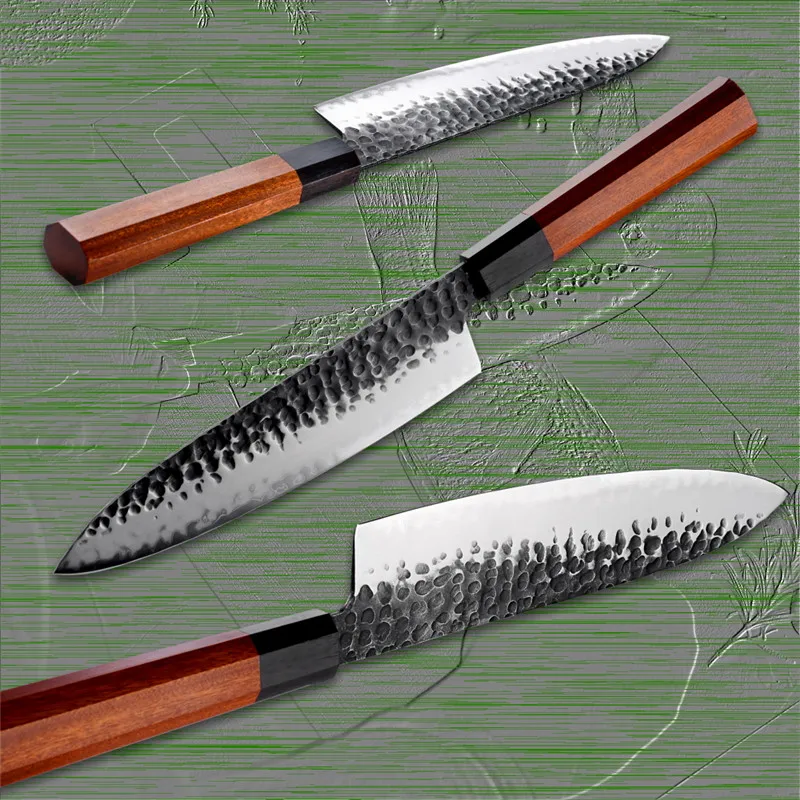 Imagem -05 - Grandsharp-faca Japonesa de Chef Hamdmade com Caixa de Presente Facas de Cozinha de Aço Aus10 Ferramentas Pro Camadas 7.8