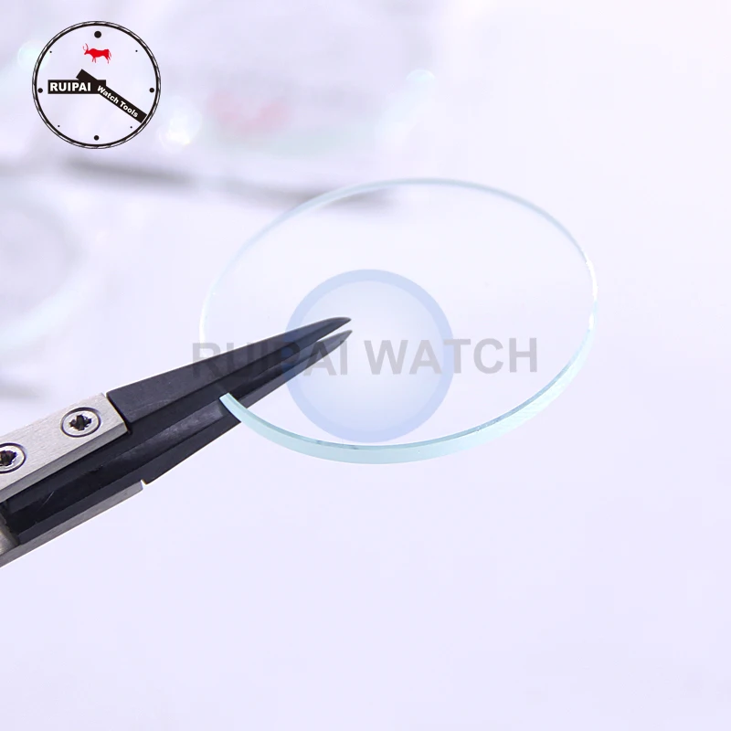 100pcs/box 2.5mm Mineral Watch Glass 2.5mm Thickness 25mm~45mm Customized Watch Glass Parts For Watchmakers