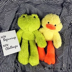 30cm Green Frog Long-legged Duck Plush Toy Kids Comfort Plush Stuffed Doll Pillow Appease toy Birthday Gift for Friends