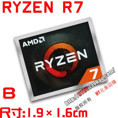 【AMD Ryzen7 5800X CPU 】ステッカー付き！ ノートブックステッカー,AMD Ryzen Rong pro r7 r5 r3 5000シリーズ