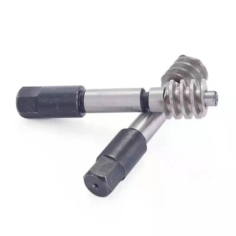 Milling Machine Accessories B186+B189 Head Worm Left/Right Tilting Worm Swinging Screw Shaft Turning Gear Worm High Quality