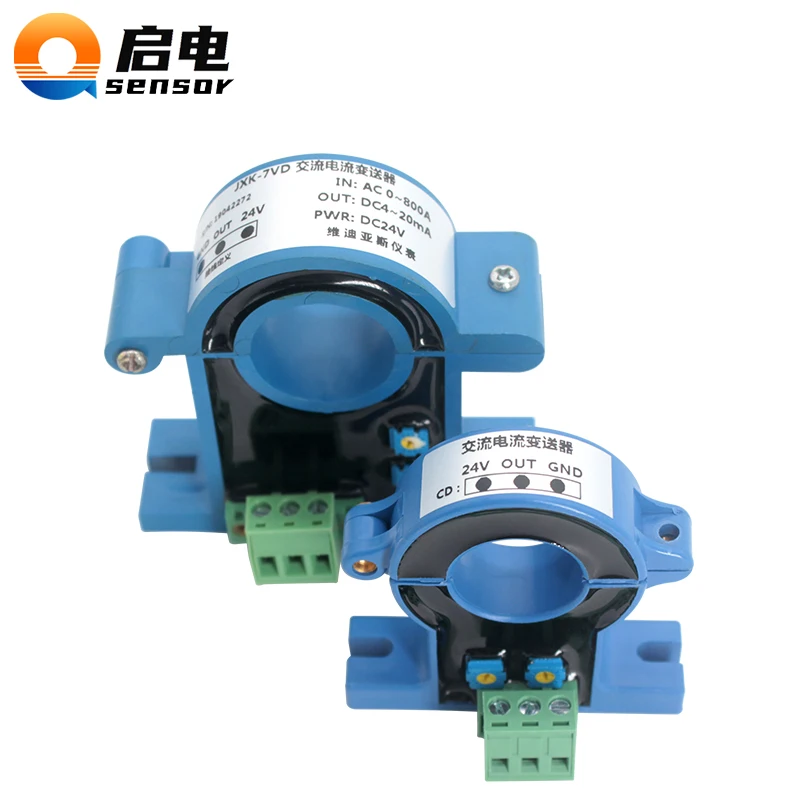 Open-Close Type Open Loop Hall 0-5V Dc Ac Huidige Zender 4-20mA Sensor 50A100 Transformator