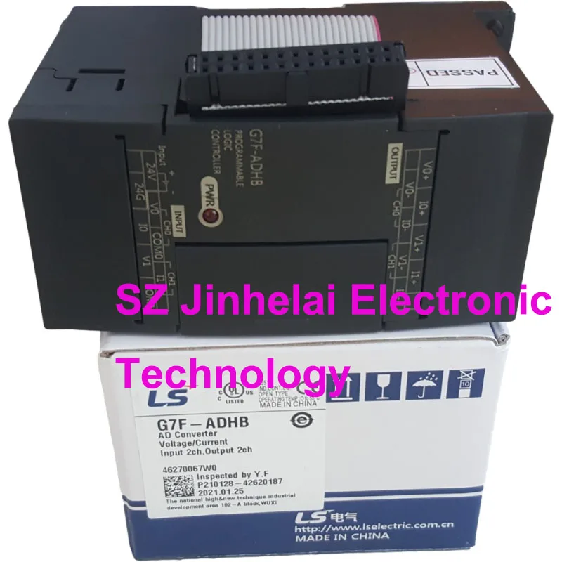 Módulo de Entrada Analógico Conversor Plc ad Novo e Original ls G7f-adhb Xxf-adhb