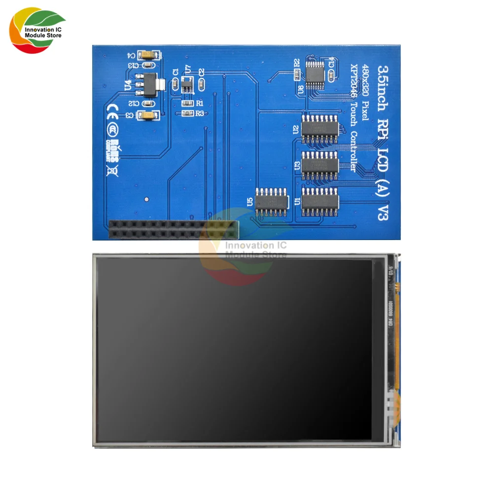 3.5" TFT Liquid Crystal Module LCD Color Touch Screen Module Resolution 320*480/Driver ILI9486 TFT Touch Screen for Raspberry Pi