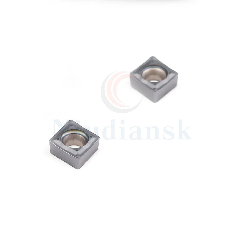 10Pcs CCMT060204-SM IC907 CCMT060204-SM IC908ภายในเครื่องมือตัดคาร์ไบด์แทรกเครื่องกลึง CNC เครื่องมือสวมใส่ใส่