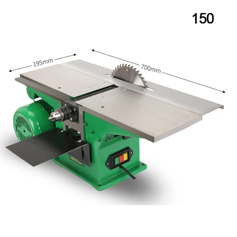 3 In 1 Multifunctionele Houtbewerking Tafel Schaven Kleine Tafel Zag Tafel Boor Body Snijmachine Schaafmachine Elektrische Schaafmachine