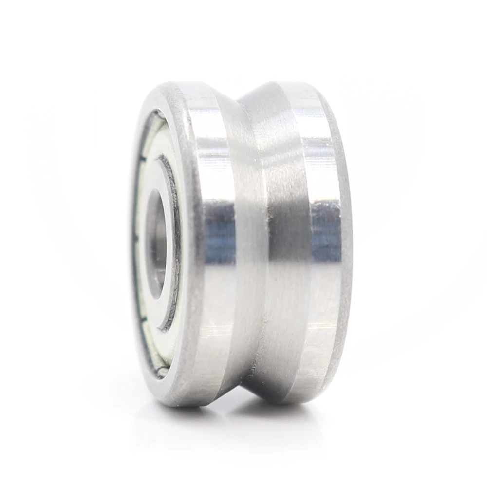 LV62010 ZZ bearing wheel 1PC 6*20*10mm LV series V groove pulley Traces walking guide rail bearings roller LV62010ZZ