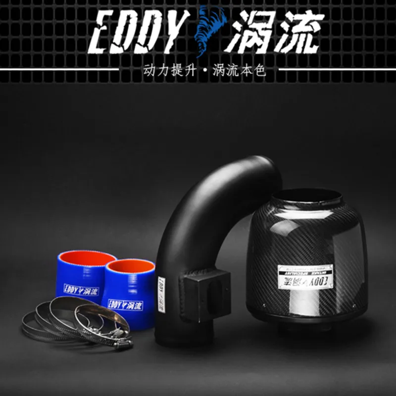 EDDY Intake System Air Intake Pipe & Carbon Fiber Air Filter for Chevrolet Cruze 1.6 / 1.8 2011 2012 2013 2014 Car Engine Parts