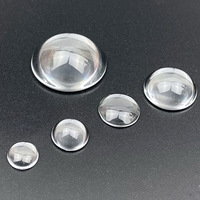 6mm 8mm 10mm 12mm 13mm 14mm 15mm 16mm 20mm 25mm 30mm 40mm Mini Optical Glass Lens Optics Plano Convex Condenser LED No Edge Lens