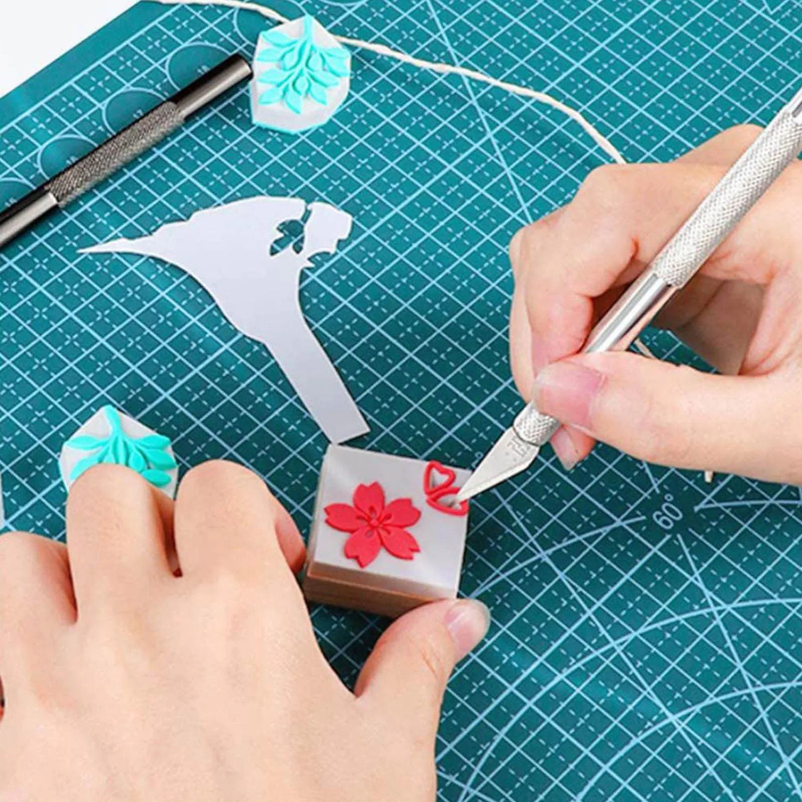 22PCS/Set Craft Vinyl Weeding Tools Set Basic For Cricut Cameos Silhouttes Lettering Card Making