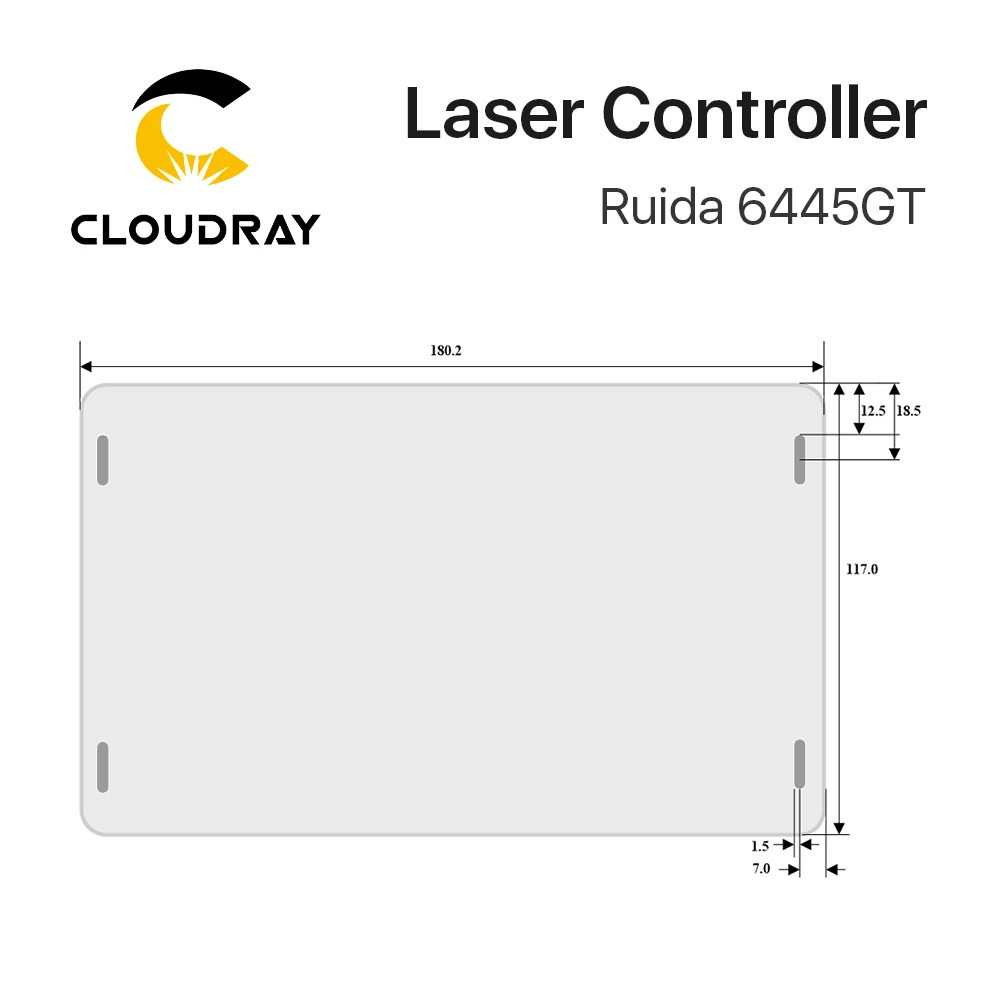 Cloudray New Arrival Ruida Controller 6445GT Touch Screen White/Black Color for Co2 Laser Engraving Cutting Machine Upgrade