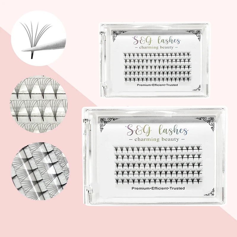 Grafting Fake Eyelashes 7D Mink Lashes Individual False Eyelashes Natural Eyelash Extension Makeup Sets Cilios Eyelash Clusters