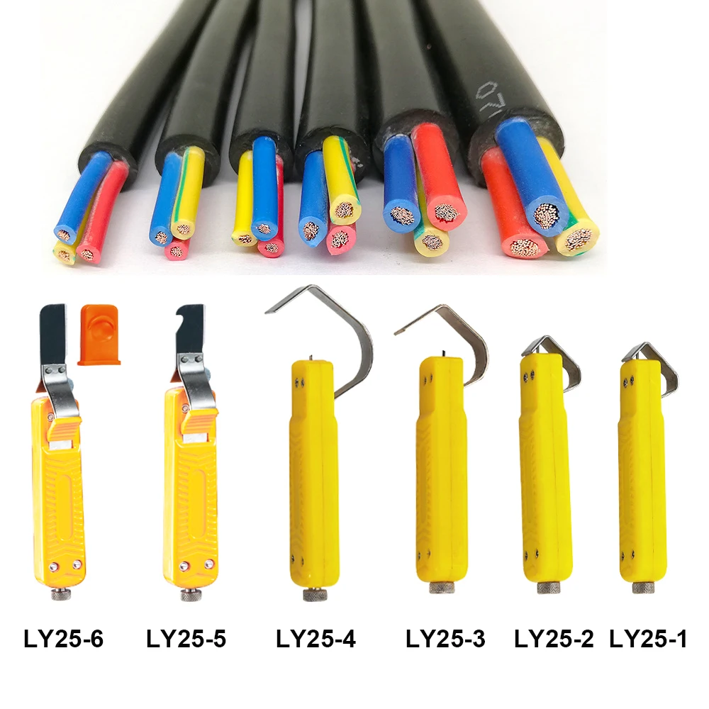 Stripping Knife Stripper Wire Tool Cable Striptang Uninsulated jokari Peel insulation Mini 6 kinds Handle Tools Small