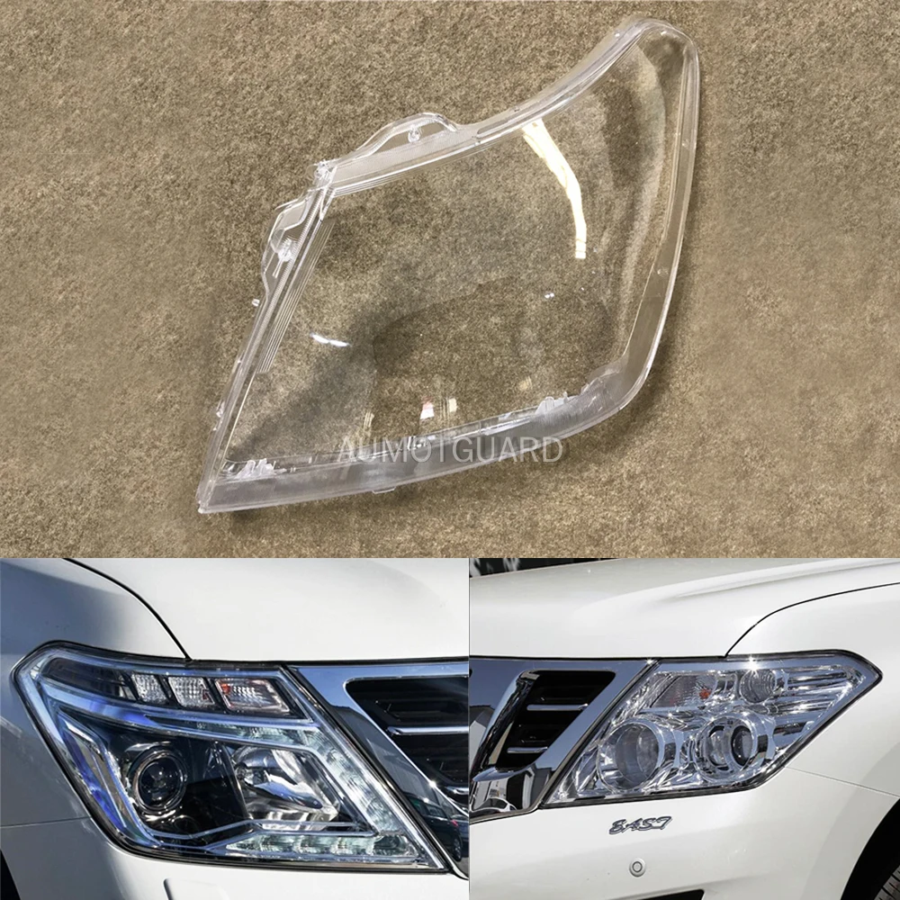 

Car Headlight Lens For Nissan Patrol 2012 2013 2014 2015 2016 2017 2018 Headlamp Cover Car Replacement Auto Shell Cover