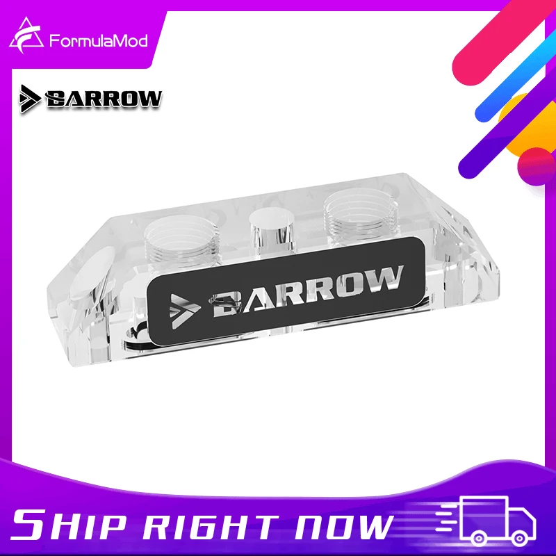 

Barrow Multifunctional Acrylic Change Direction Top-Side GPU Block Bridge, For Barrow's GPU Water Block Refit,BSHQT-PA