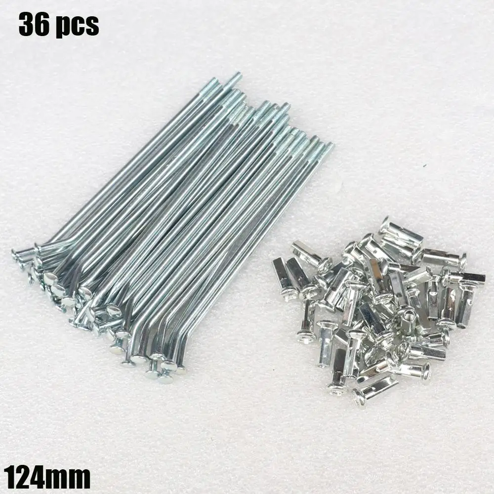 36 pcs 124-141mm 8G spokes 3.5mm width spokes bend For electric bicycle bike motorcycle radios for motorcycle and child bike