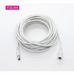 Cable de extensión de alimentación de 12V CC, conector de 3M, 5M, 10M, 15M, 20M, 30M, 50M, 2,1x5,5mm, Cable de CC para cámara CCTV, tira LED, impresora de Radio