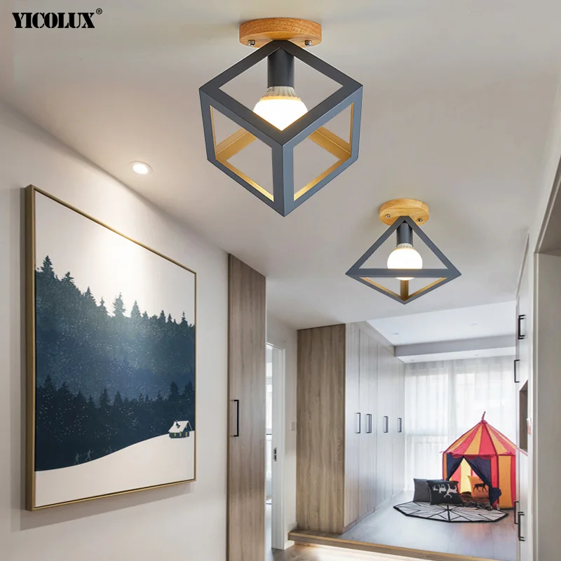 Lampu LED Chandelier Modern Baru Gaya Nordic Pencahayaan Dalam Ruangan Kamar Tidur Ruang Anak-anak Lampu Koridor Lorong Loteng Luminer