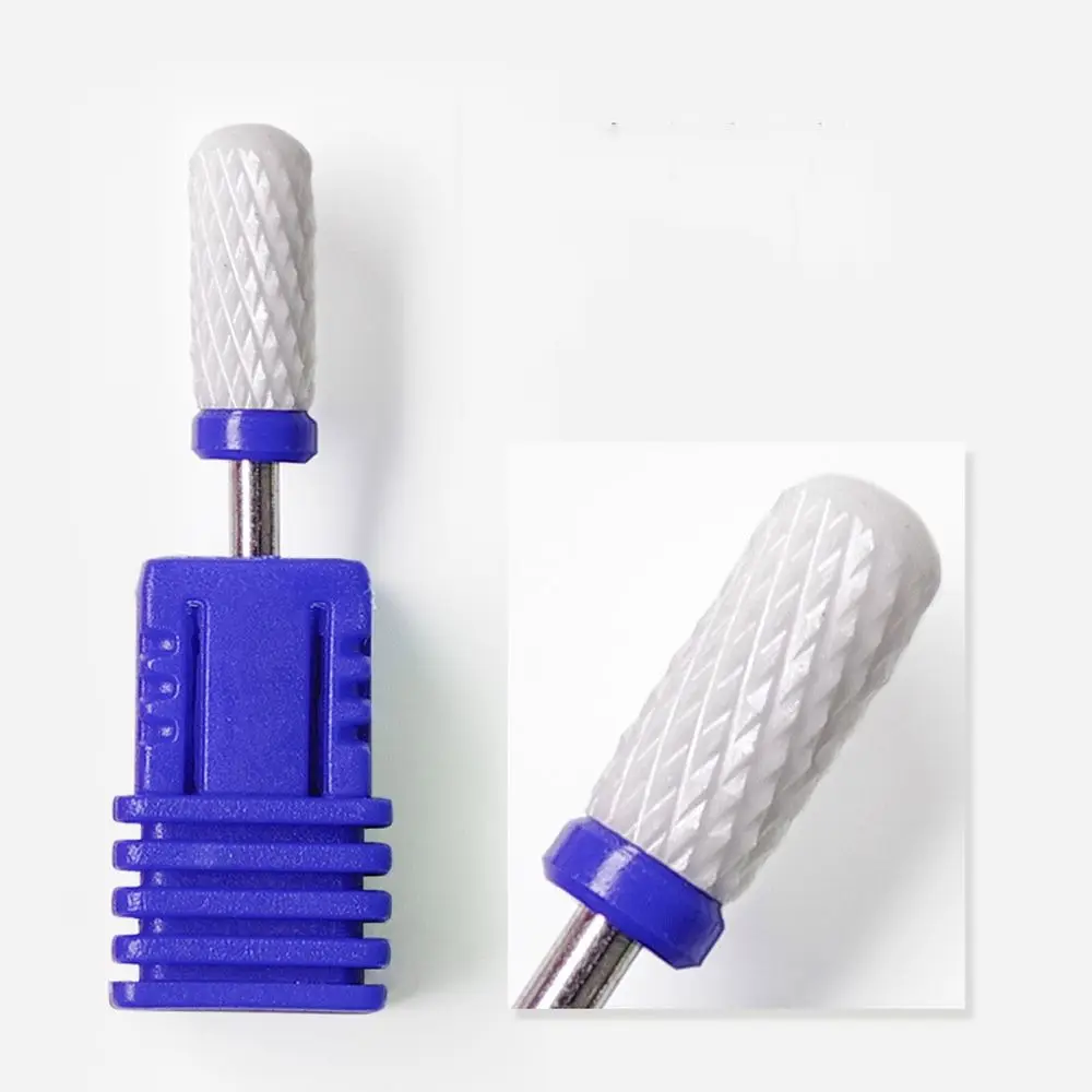 Accessory 3/32'' File Tool Ceramic Nail Drill Bit Electric Grinder Head Removing Nail Gel Polish Grinding Head Sander Tool