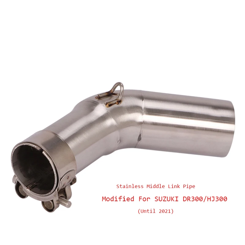 

Motorcycle Middle Connect Pipe Replace Exhaust System Link Tubes Stainless Steel For Suzuki DR300 HJ300 Until 2021