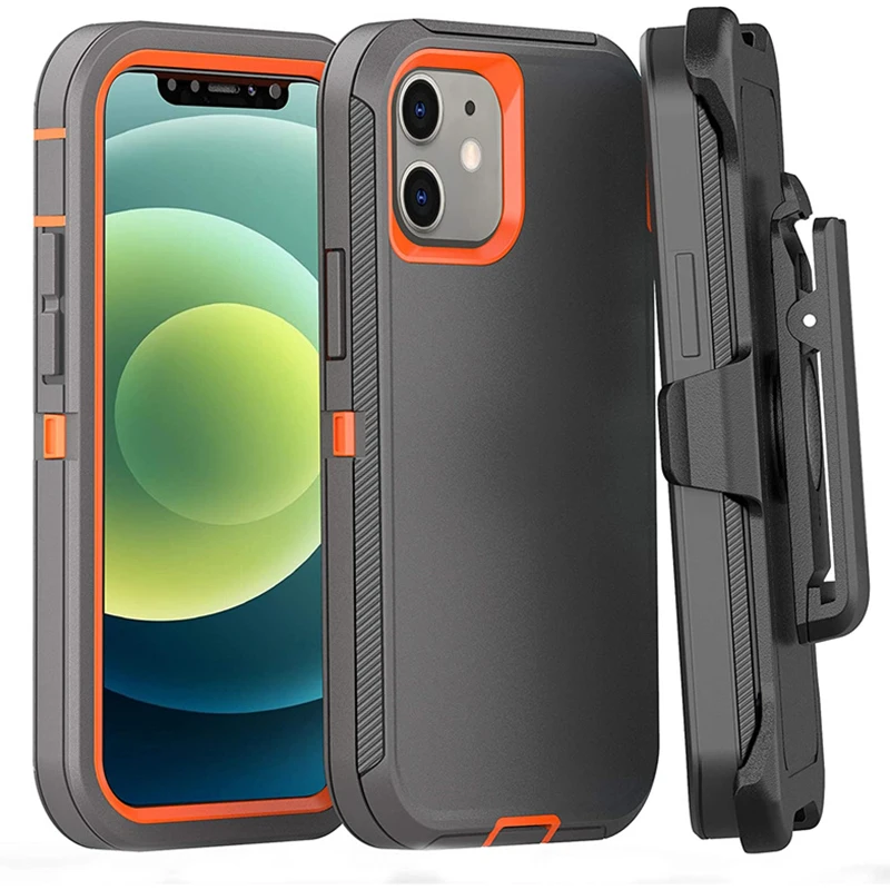 Defender Case for iPhone 16 12 11 13 14 15 Pro Max Plus Heavy Shockproof Case For iPhone X XS Max XR 6 6S 7 8 Plus Cover Shell