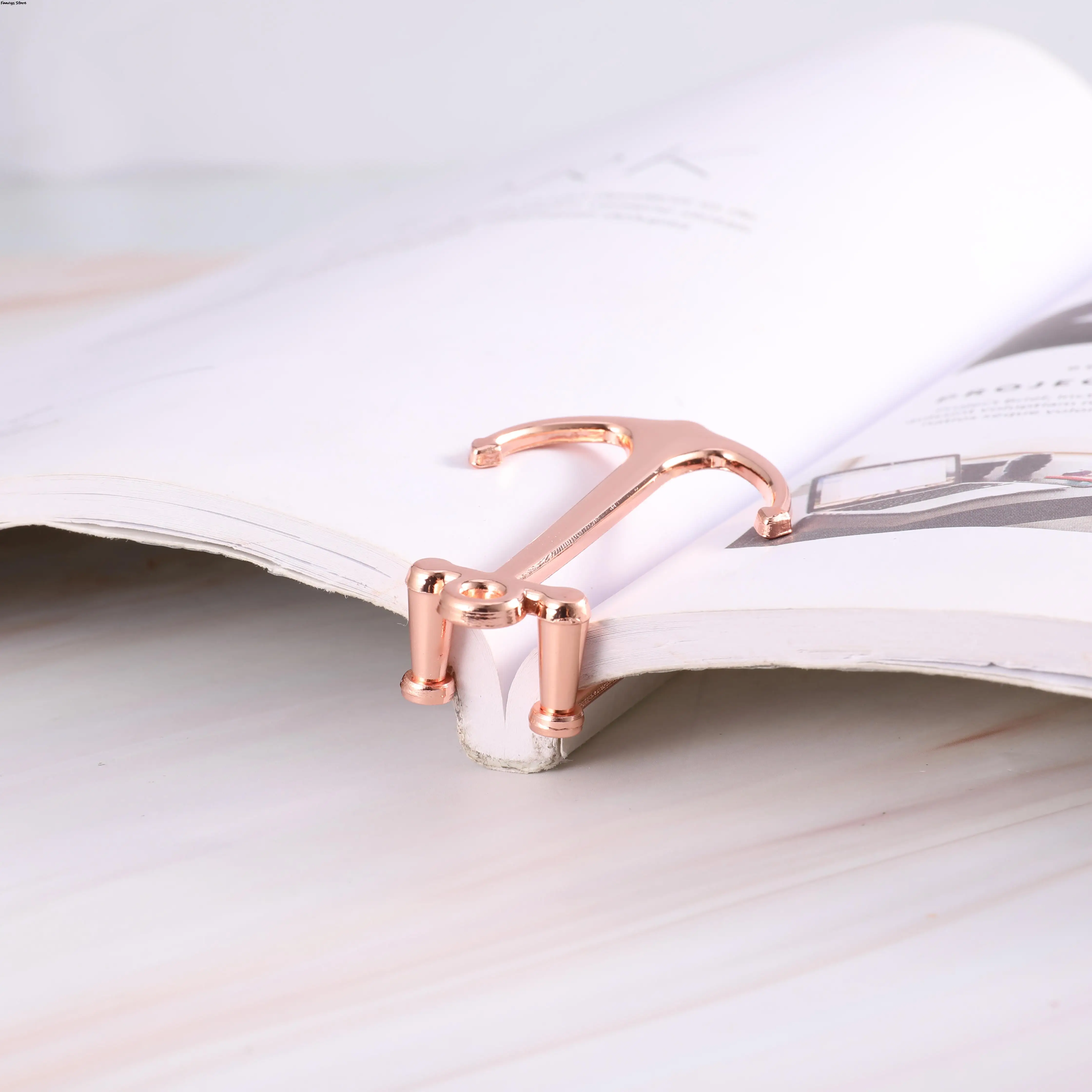 Black Anchor Shape Bookmark Book Pager Learning Tool Library Cafe Bookstore Decorative Bookmark Mini Gift Friend Student New