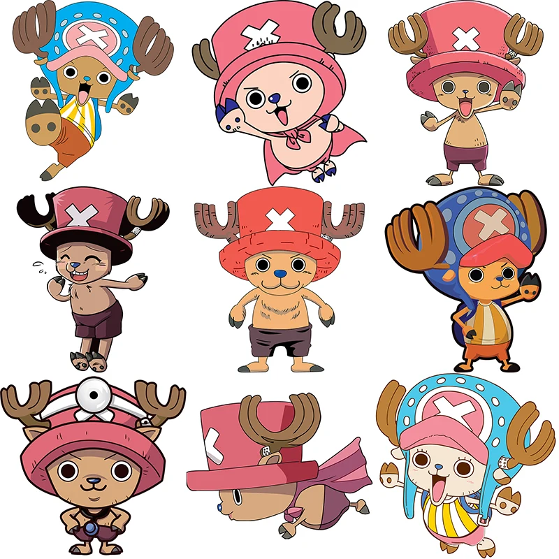 Three Ratels CDM109 Tony Tony Chopper cartoon wall stickers anime car hood sticker laptop decal