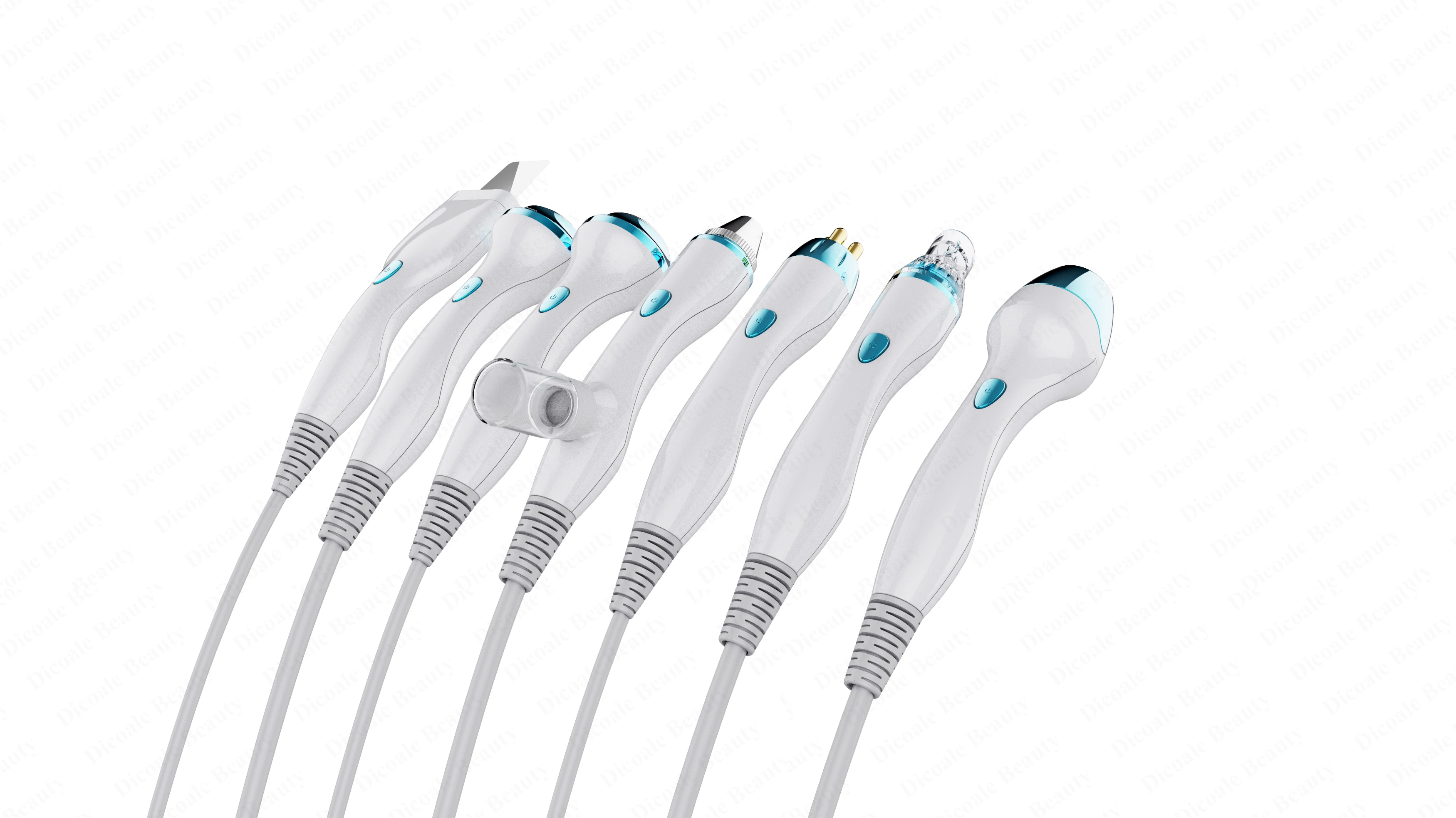 Trending 7 em 1 Ice Blue Hydro Dermoabrasão Máquina Skin Analyzer Cabeça Preta Remoção da pele Branqueamento Limpeza Facial Spa Dispositivo