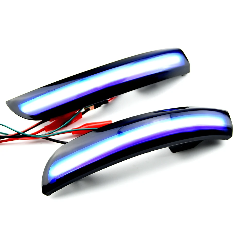 Dynamische Blinker LED Flash Richtingaanwijzers Voor Ford Kuga Escape EcoSport 2013-2019 Focus 3 MK3 SE ST RS Zijspiegel Indicator