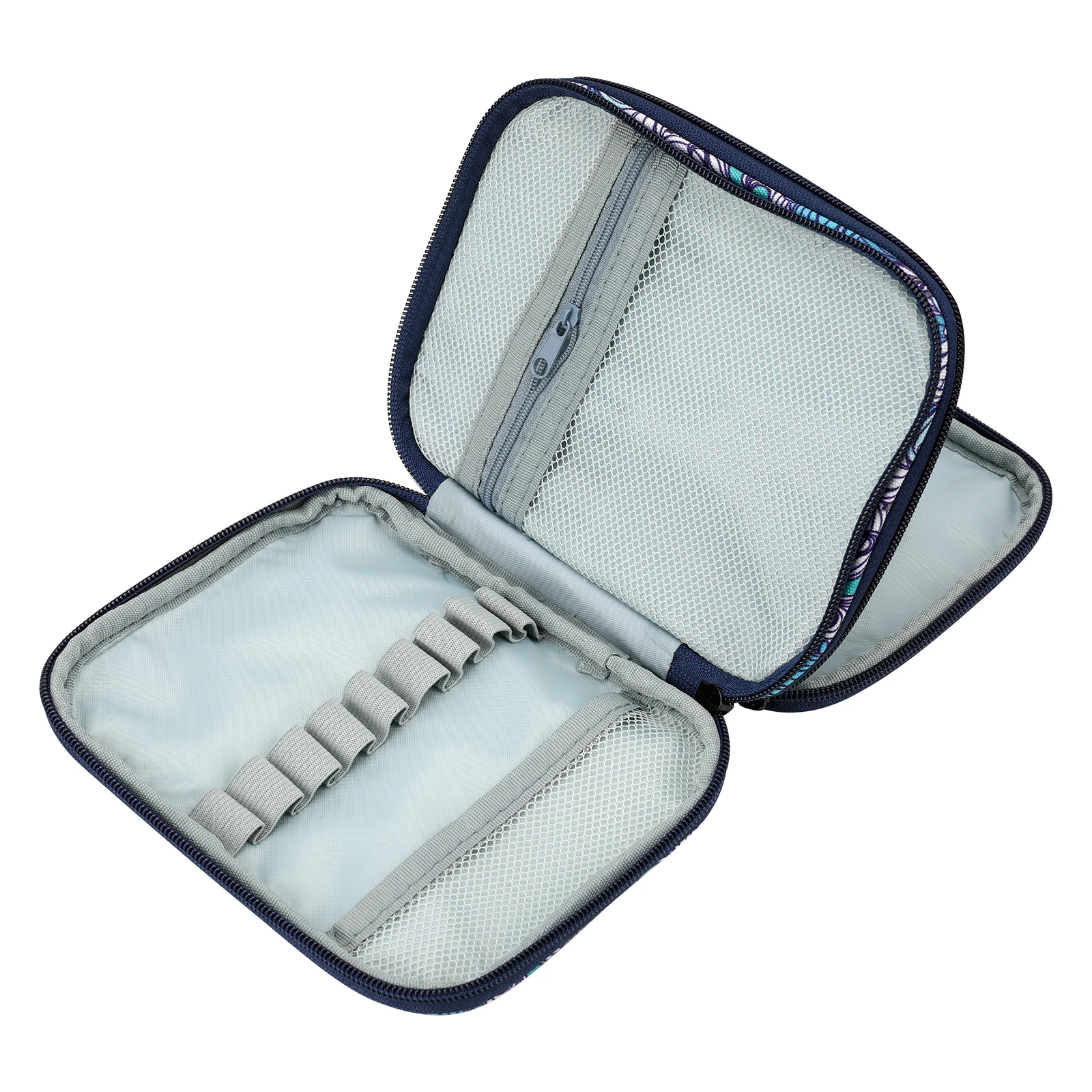 Portable Sewing Knitting Storage Bags Empty Crochet Hooks Storage Box for Knitting Needles Crochet Sewing Organizer Tools Bags