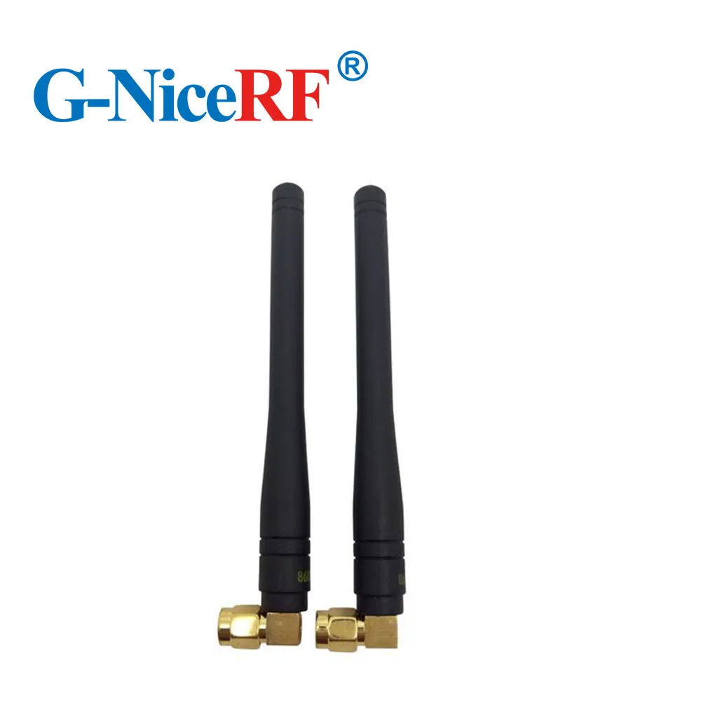 20pcs/Lot Customizable 3.0 dBi Elbow Rod Antenna SW433-WT100 for RF Module