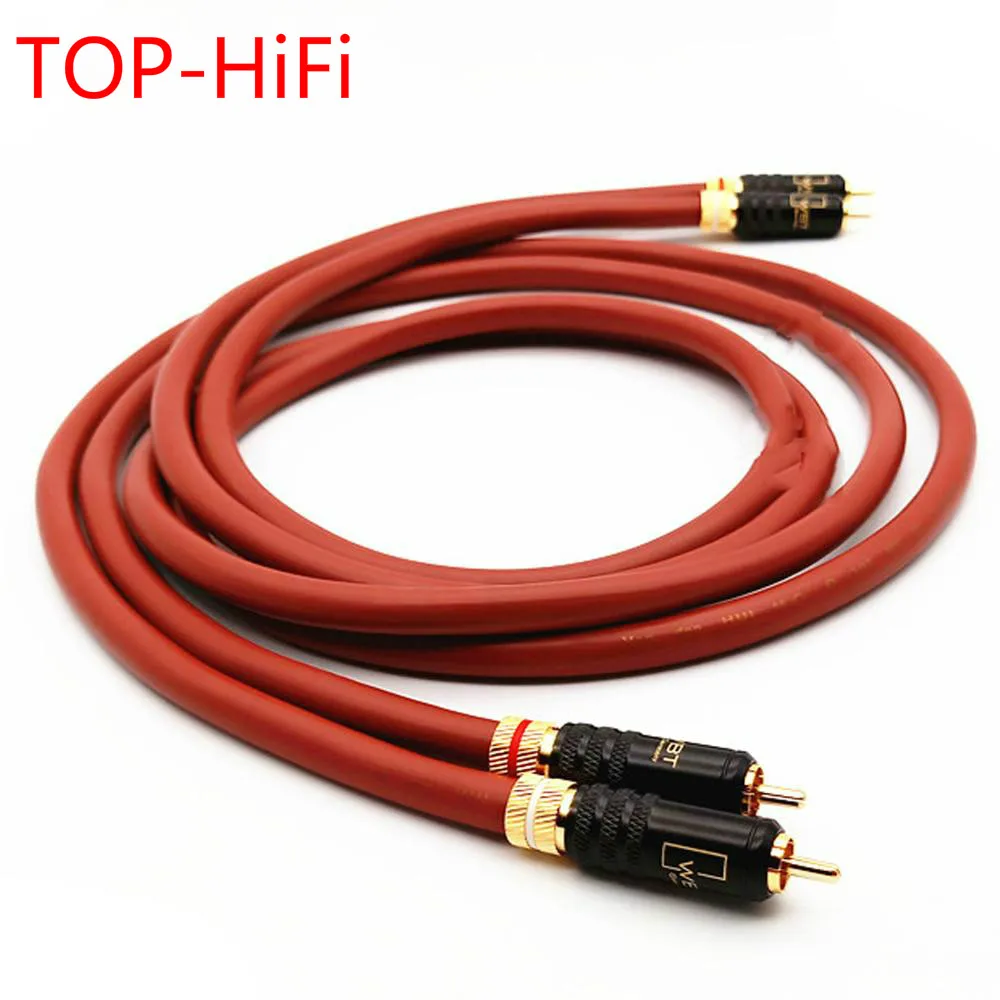 

TOP-HiFi Liton Silver-plated Dual-Filter Audio/Video Signal Line RCA Cable with Gold plated plug for Amplifier CD player