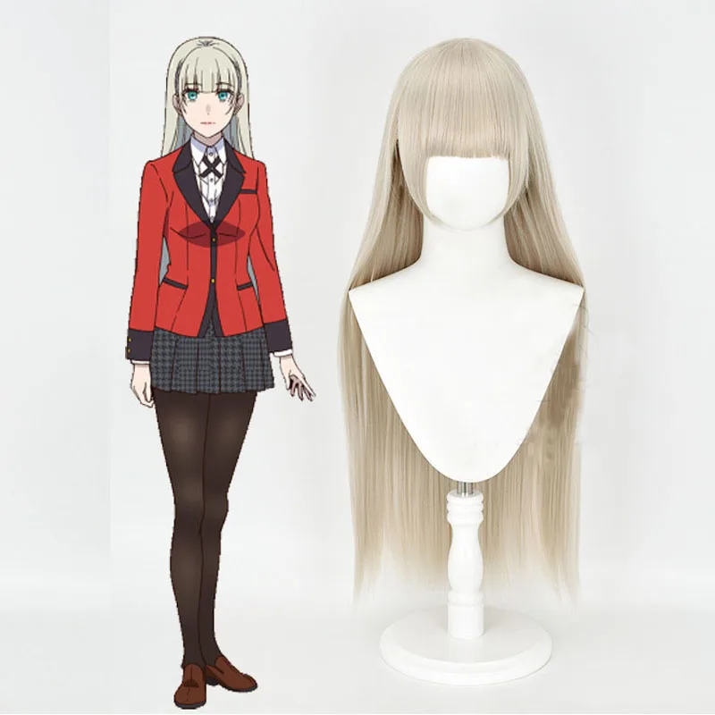 2023 Momobami Ririka Costumes Compulsive Gambler Ririka Momobami Cosplay Wigs Halloween Women Party Costume