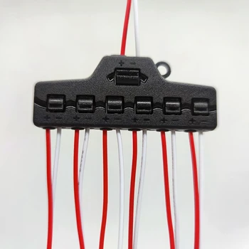 Distribuzione a 3/6 porte, scatola di condivisione porte/layout ferroviario/modello porta layout train per modello in scala luci connessione Diaroma