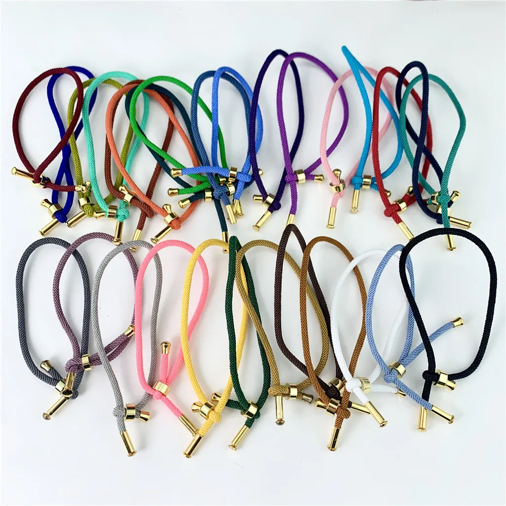 

30Pcs Handmade fashion multi color string bracelet for friends, simple design Rope chain bracelet jewelry Gift