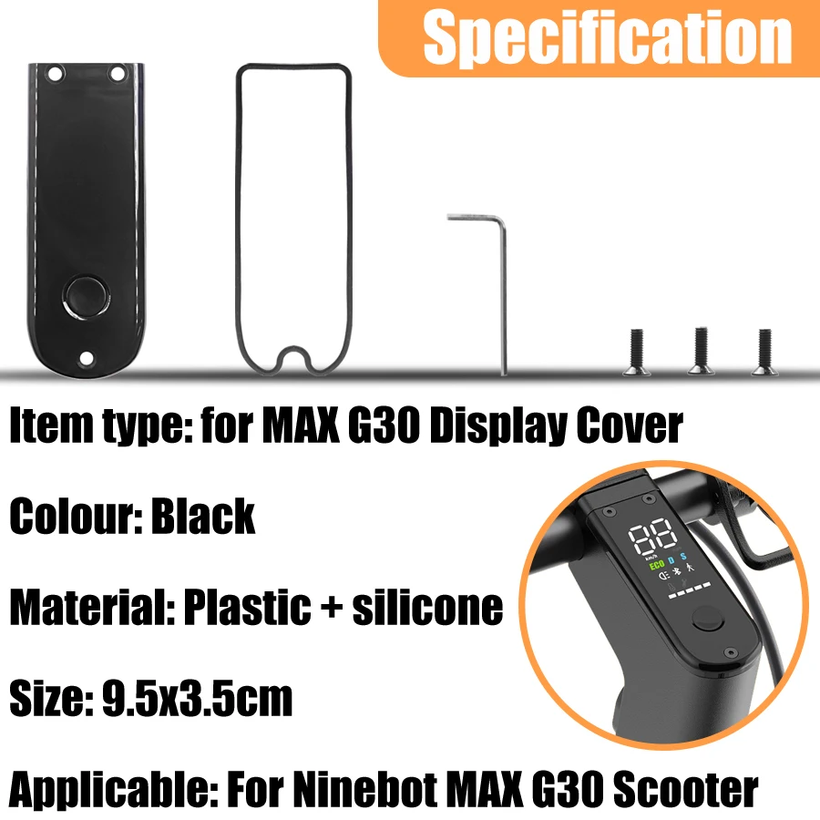 Circuit Board Cover for Ninebot MAX G30 Electric Scooter Dashboard Panel Waterproof Dashboard Display Screen Silicone Protection