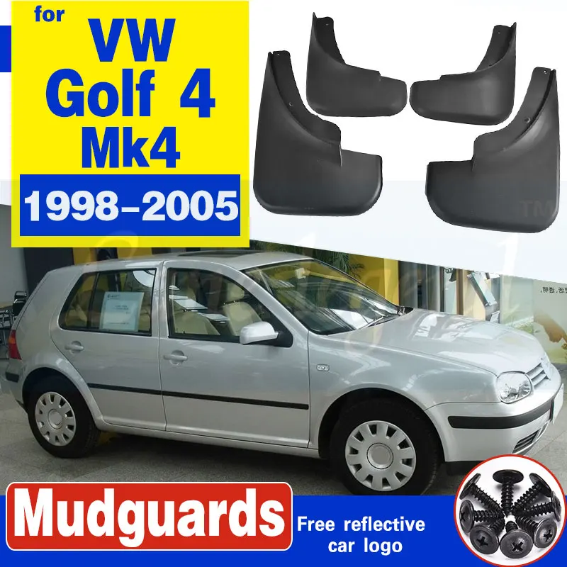 

Брызговики для Volkswagen VW Golf 4 Mk4 IV 1998-2005 Bora Jetta, брызговики, брызговики, передние и задние щитки от грязи