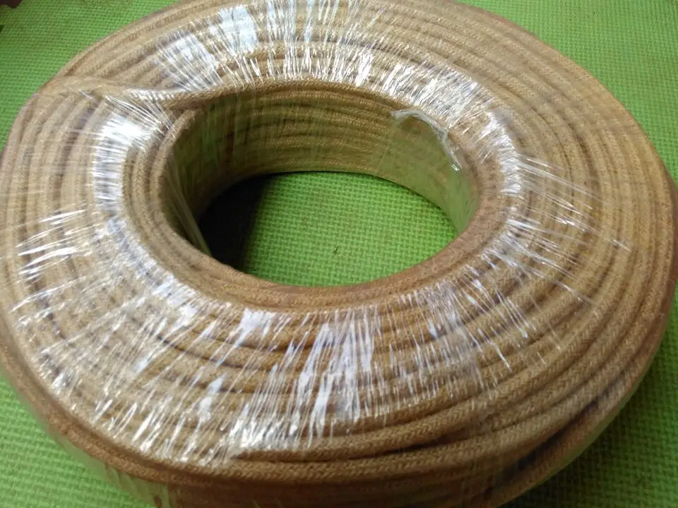 double insulation fabric wire textile cable vintage hemp rope wire and cable 2x0.75mm2 electrical wire for DIY pendant lights