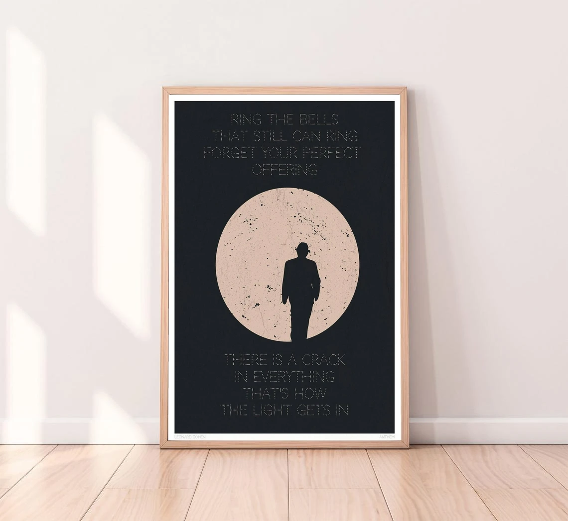 Leonard Cohen Poster Home Decoration Wall Painting (No Frame)