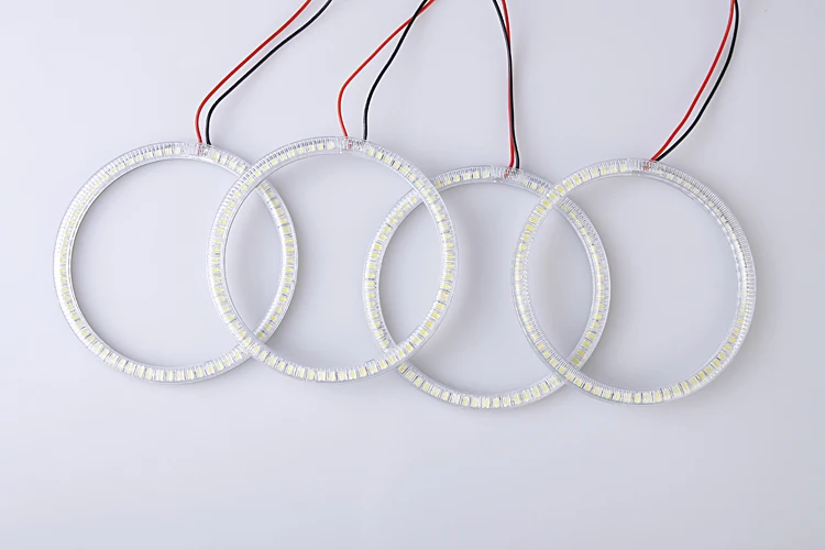 Excellent SMD 5050 LED white headlight  angel demon eyes kit for bmw E30 E32 E34 1984 1985 1986 1987 1988 1989 1990