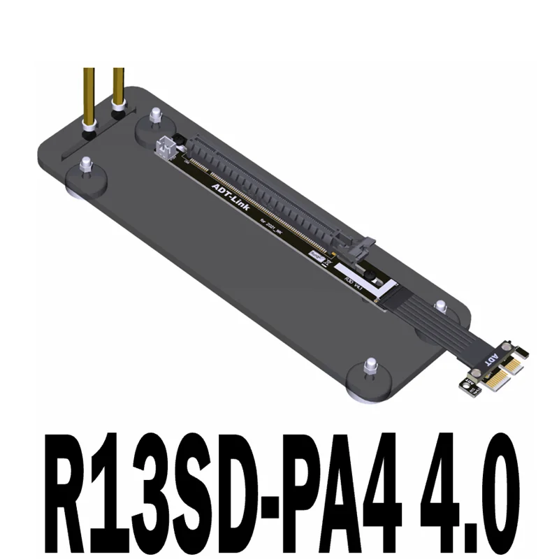 Plus PCI-E 4.0 PCIE Riser Sata Power PCI Express 4.0 Kartu Adaptor NonUSB 3.0 Kabel 1X 16X Kabel Extender