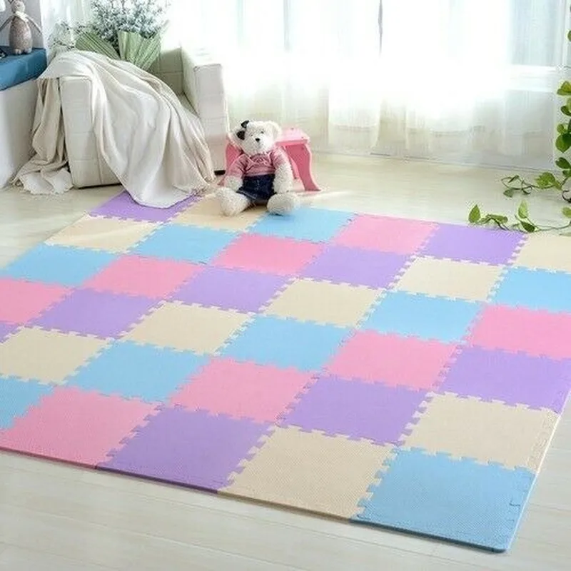 Baby Playmat Kinder Zimmer Dekoration Schaum Kriechende Matte Familie eltern-kind-Interaktive Spiel Mat Nette Boden Matte 30*30*0,8 cm