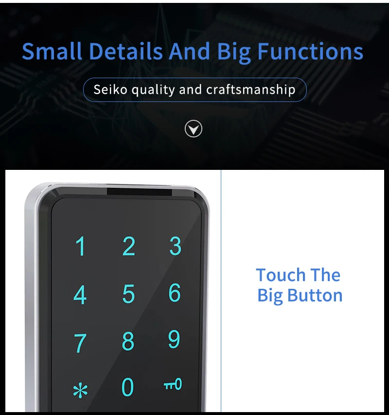 TTLOCK APP Smart Electronic Cabinet Door Lock 13.56Mhz RFID Fingerprint Drawer Lock Keyboard Password Electronic Lock