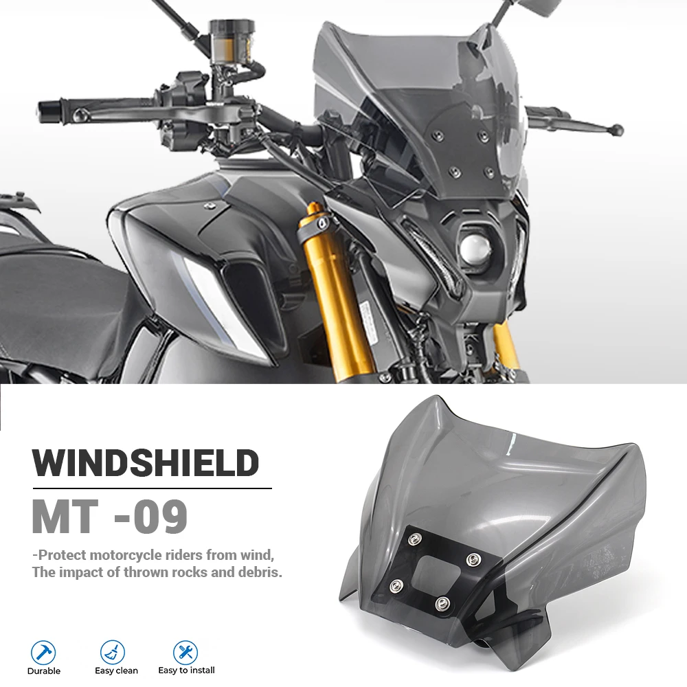 

Fits New For YAMAHA MT09 MT-09 mt09 SP 2021 Motorcycle Accessories For Givi Windshield Windscreen Kit Deflector Fairing Cover